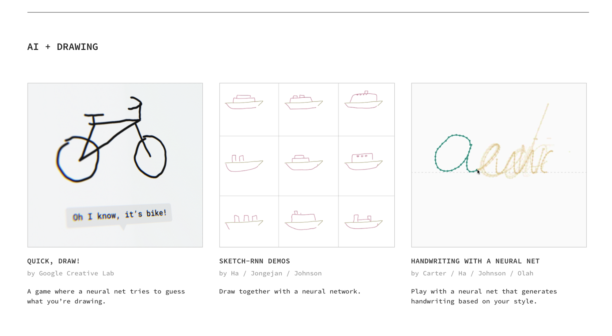 Quick, Draw! by Google Creative Lab - Experiments with Google